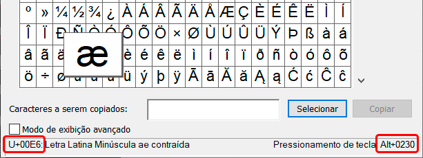 Caracteres especiais no AutoCAD 13 caracteres-especiais