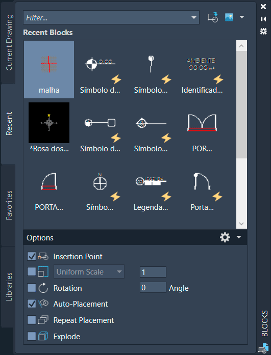 Biblioteca de Blocos - AutoCAD 7 Biblioteca-de-blocos