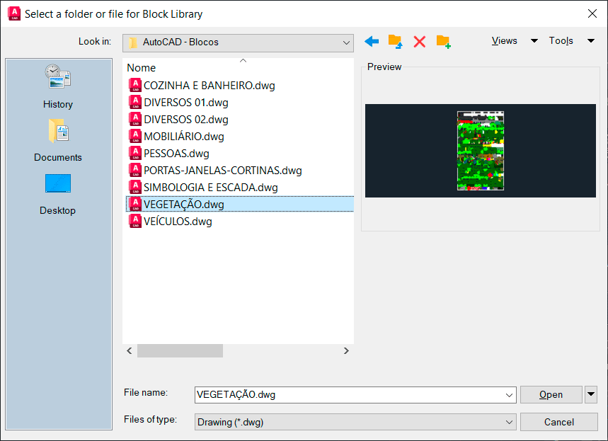 Biblioteca de Blocos - AutoCAD 23 Biblioteca-de-blocos