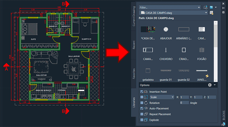 Biblioteca de Blocos - AutoCAD 26 Biblioteca-de-blocos