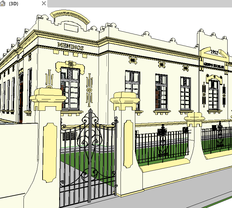 Anotações e cotas na vista 3D - Revit 2 anotações-vista-3d