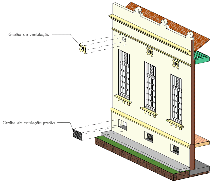 Anotações e cotas na vista 3D - Revit 18 anotações-vista-3d