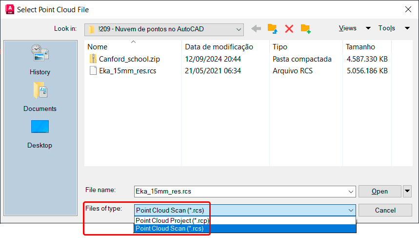 Nuvem de pontos no AutoCAD 10 nuvem-de-pontos-autocad