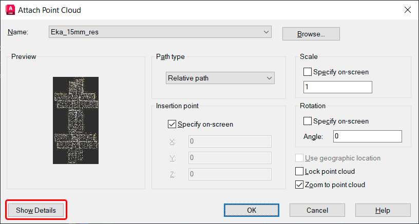 Nuvem de pontos no AutoCAD 12 nuvem-de-pontos-autocad
