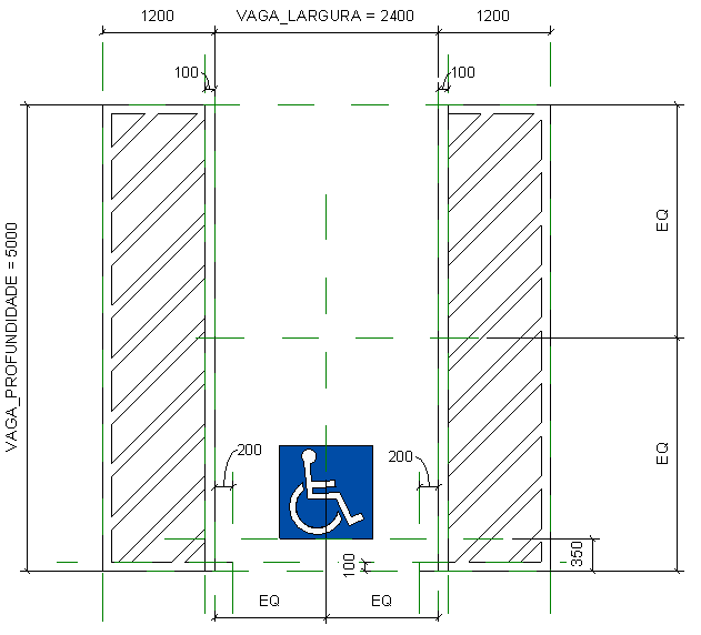 Vaga de estacionamento PCD no Revit 96 vaga-estacionamento-pcd-86