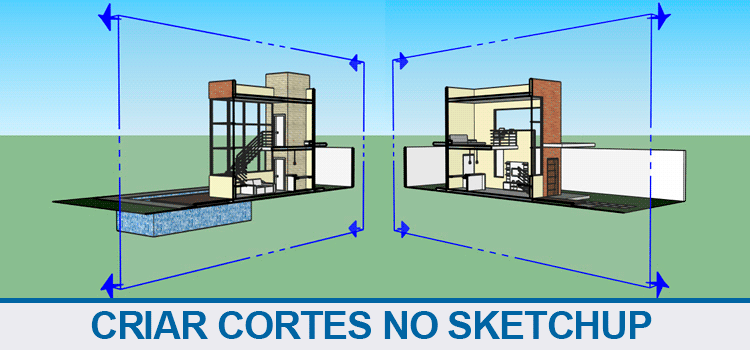 Criar cortes no Sketchup