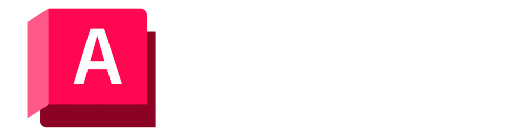 AUTOCAD LOGO BRANCO