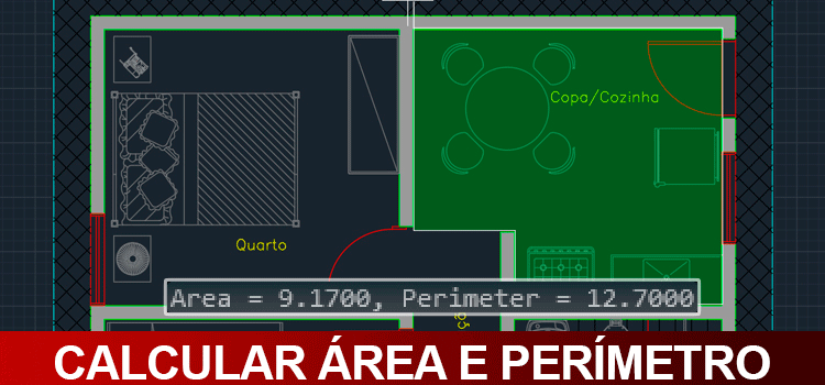 Calcular área no AutoCAD