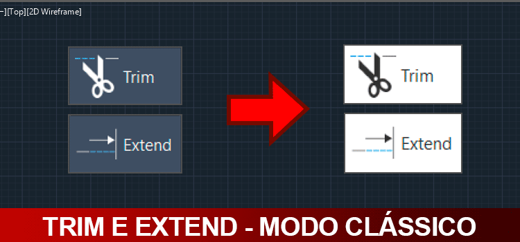Trim e extend modo clássico 01