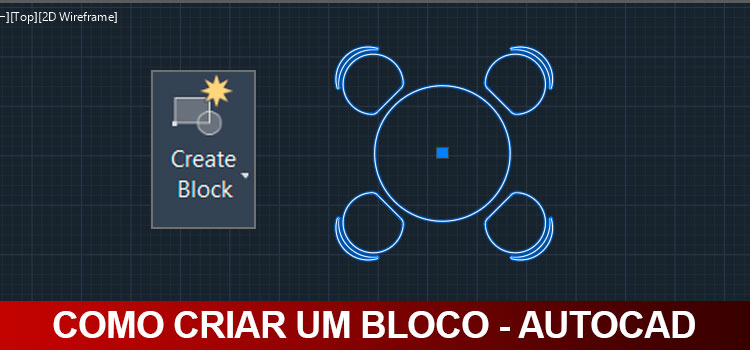 como criar blocos no autocad 01A