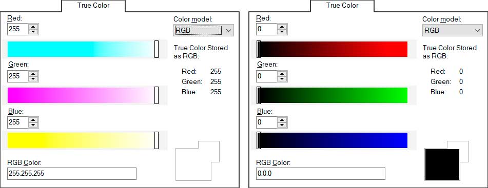 cores-no-autocad