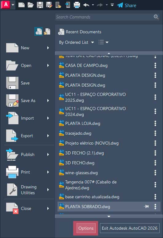 cores-no-autocad