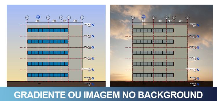 Gradiente ou imagem no Background