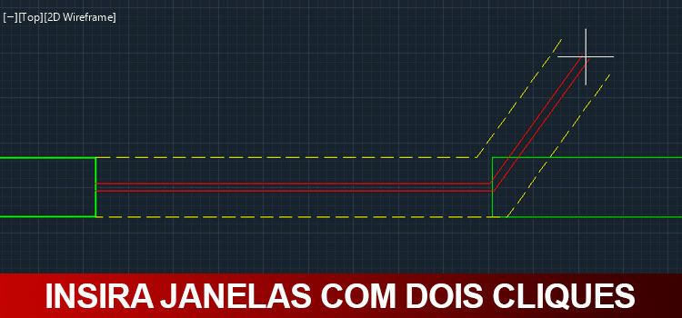 Insira janelas com dois cliques