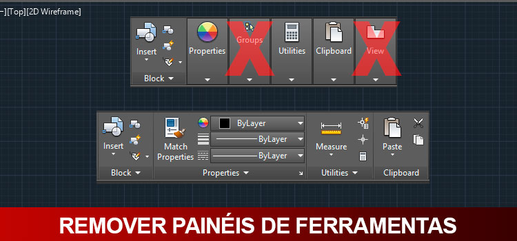 ocultar painéis de ferramentas 01A