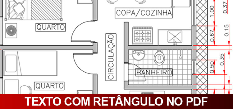 Texto aparecendo com retângulo no PDF