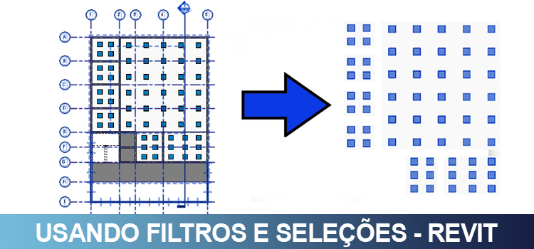 Filtros de seleção no Revit