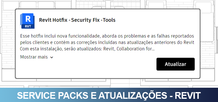 Atualizações e Service packs no Revit