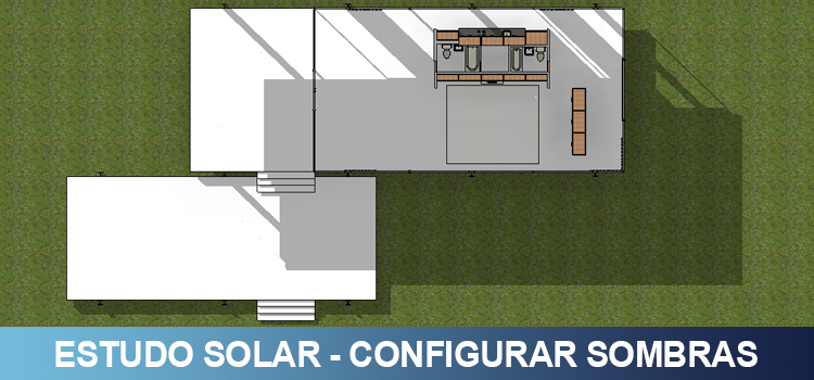 Configurar sombras – Estudo solar