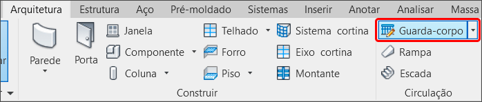 corrimão-de-parede