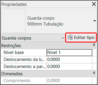 corrimão-de-parede