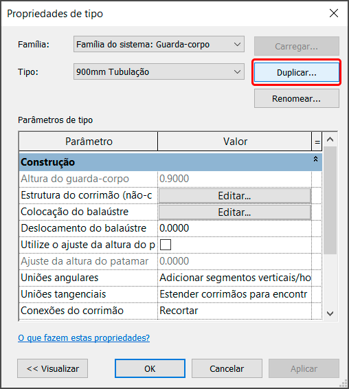 corrimão-de-parede