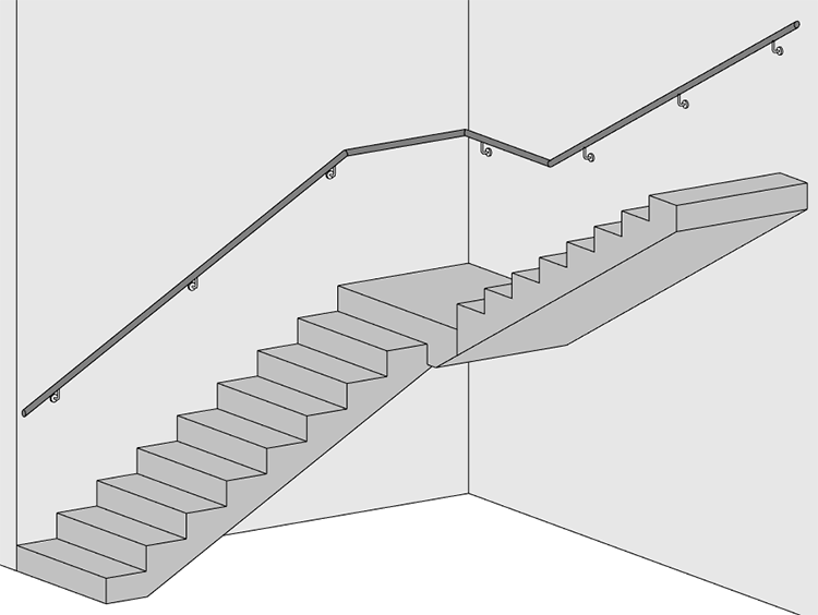 corrimão-de-parede