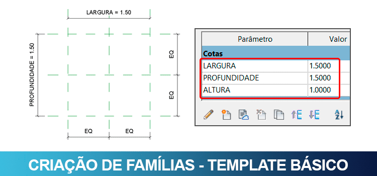 criação de famílias template básico 01