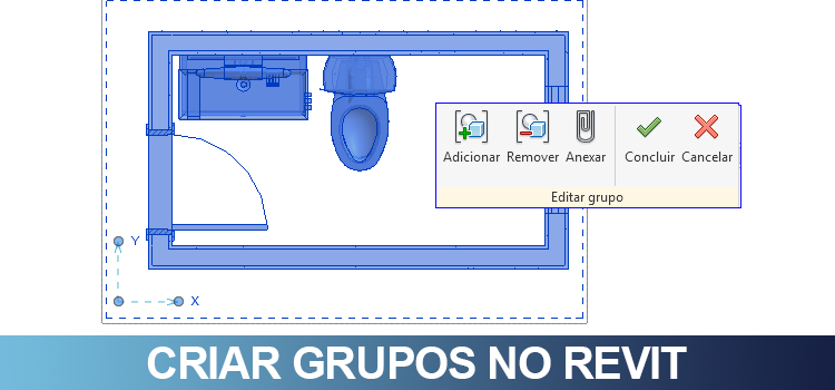 Criar grupos no Revit