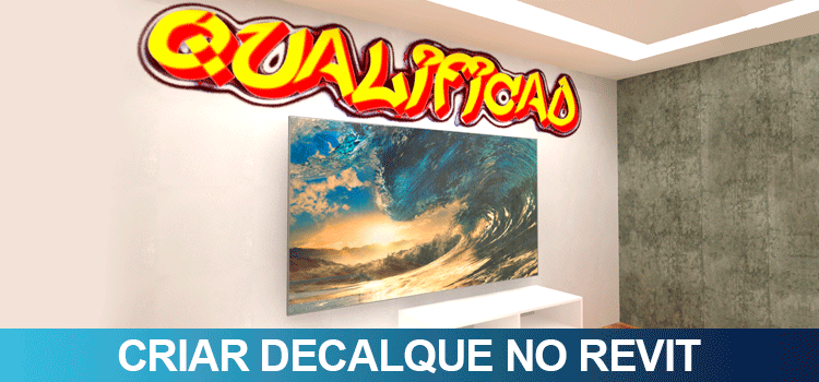 Decalque com textura Revit