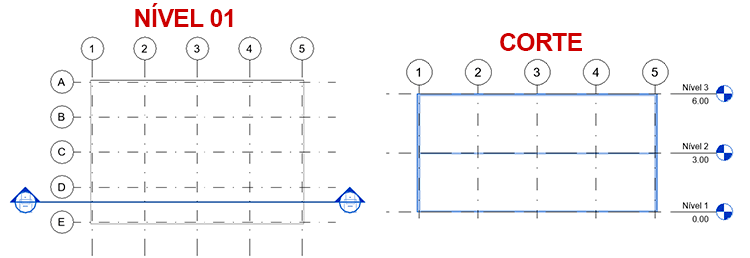 eixos-no-revit