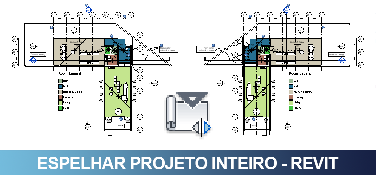 Espelhar projeto inteiro no Revit