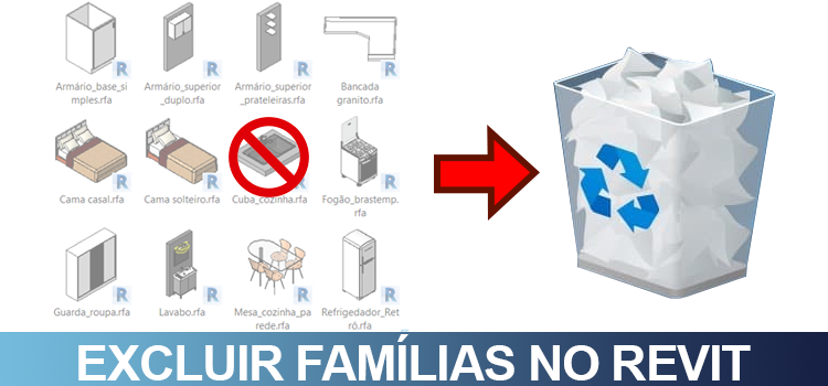 Excluir família do Revit