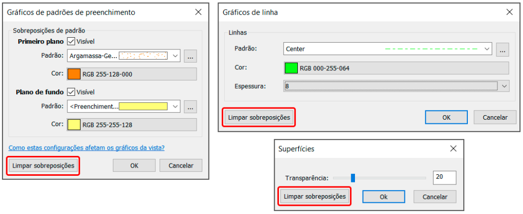 Visibilidade e sobreposição de gráficos no Revit 24 filtros-graficos