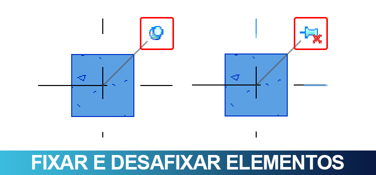 Fixar e Desafixar elementos no Revit