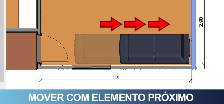 Mover com elemento próximo