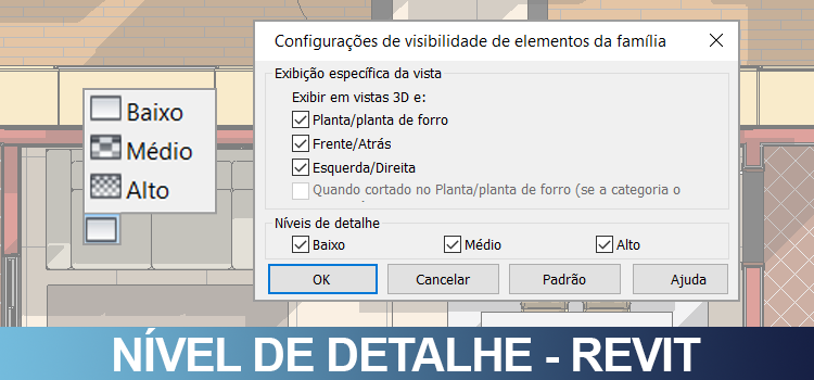 Nível de detalhe no Revit