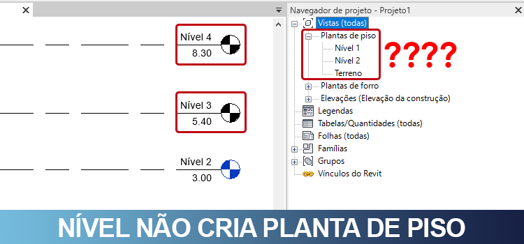 nível não cria planta de piso 01