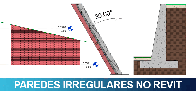 Paredes irregulares no Revit