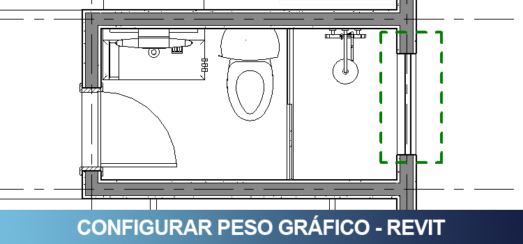 Peso gráfico e espessura de linha no Revit