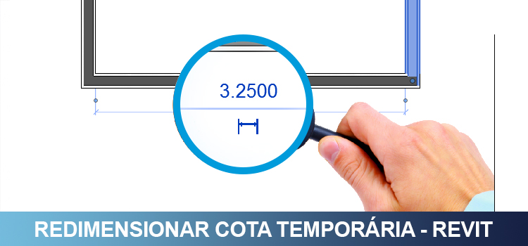 Cota temporária, redimensionar o tamanho