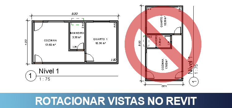Rotacionar vistas no Revit
