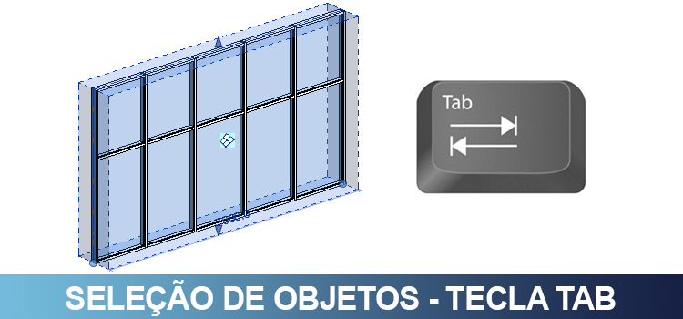 Seleção de objetos sobrepostos no Revit
