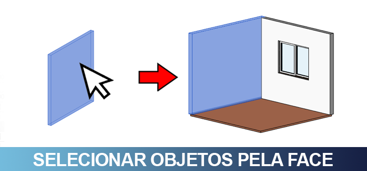 Selecionar objetos pela face no Revit