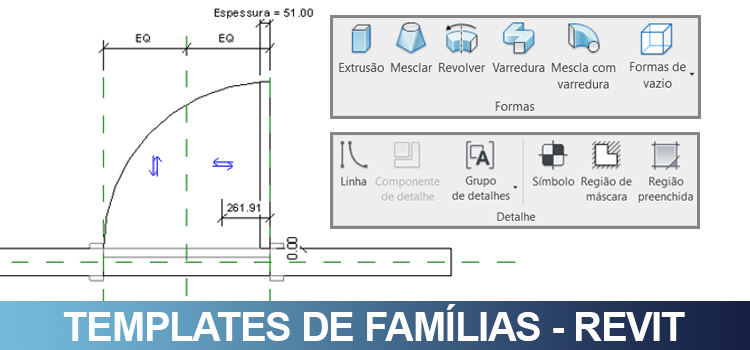 Template para criação de famílias no Revit