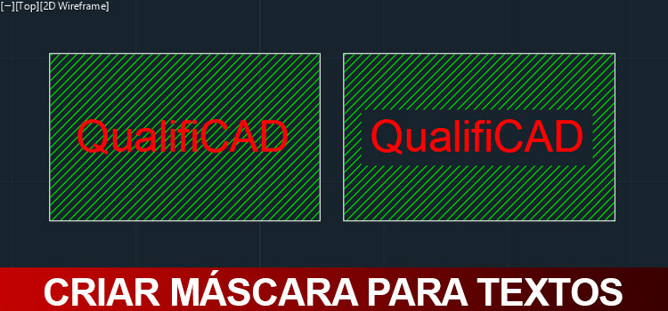 Criar uma máscara para textos