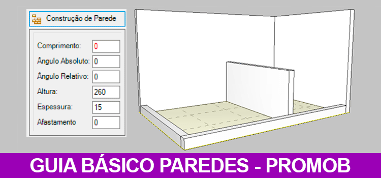 Guia básico paredes – Promob