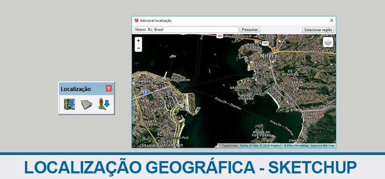 Localização geográfica no Sketchup
